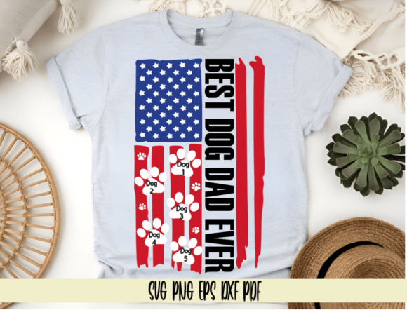 Best Dog Dad Ever with Paw Prints Embroidery Review