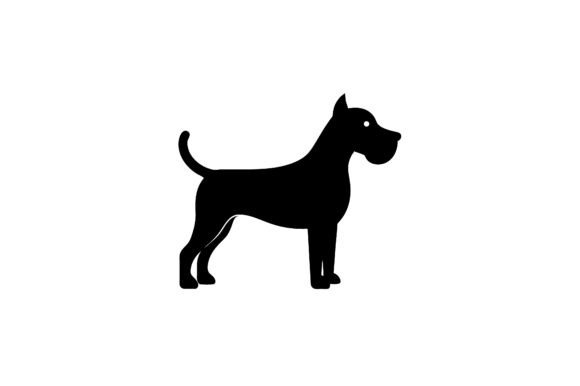 Black Dog Vector Clip Art