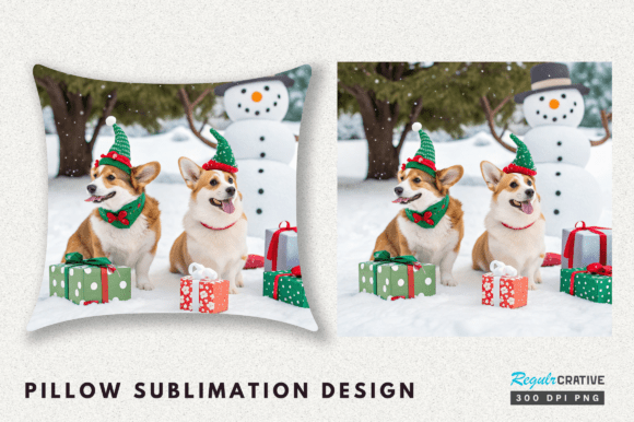 Christmas Dog Pillow Embroidery Design Review