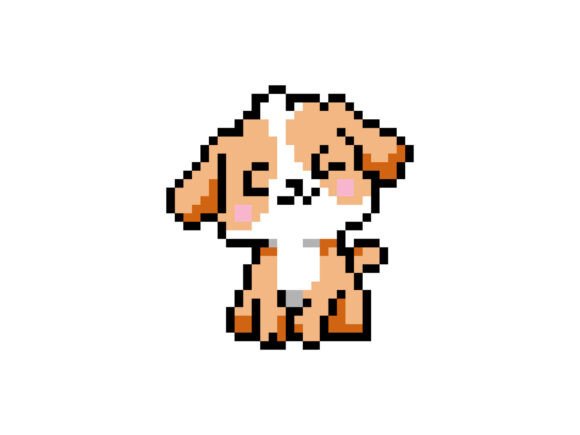Cute Dog Character Pixel Art Review