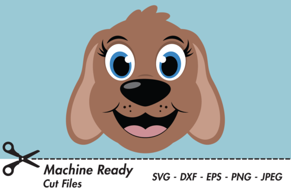 Cute Girl Dog Face Embroidery Design Review