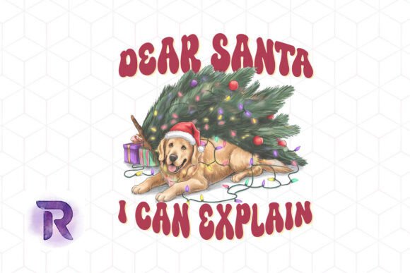 Dear Santa, I Can Explain - Dog Xmas PNG Review