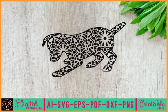 Dog Animal Mandala Silhouette 24 Review
