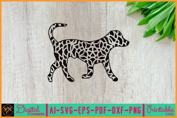 Dog Animal Mandala Silhouette 3 Review