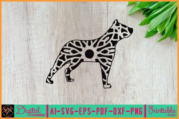 Dog Animal Mandala Silhouette 8 Review