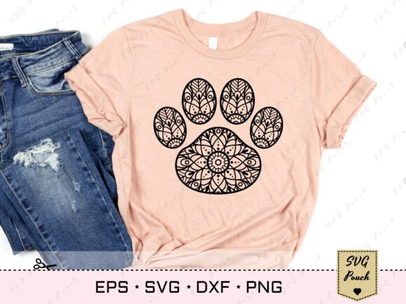 Dog Paw Mandala SVG Review for Embroidery Projects
