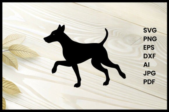 Dog Running Silhouette Vector Review