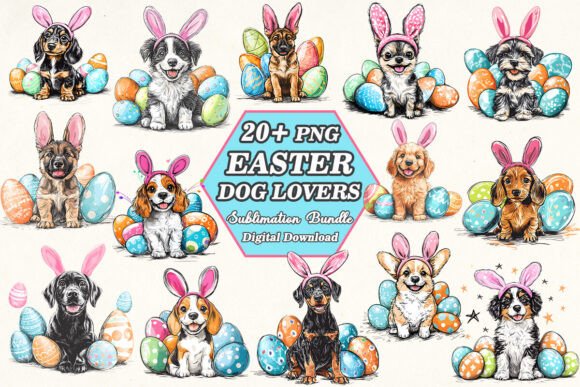 Easter Dog Lover Sublimation PNG Bundle Review