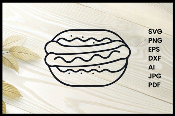 Hot Dog Line Art Design Review