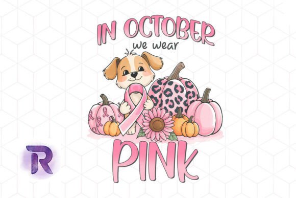 Pink October Pumpkin and Dog Tee PNG Review