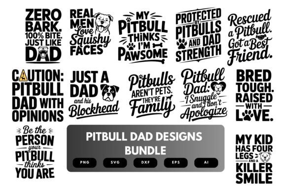 Pitbull Dad SVG Bundle Review