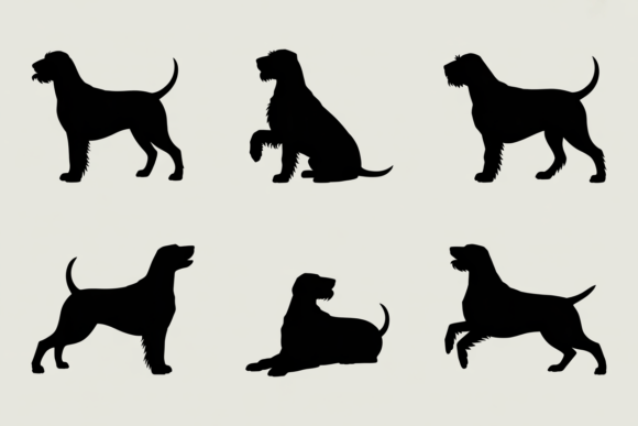 Silhouette of Dog Poses Embroidery Design Review